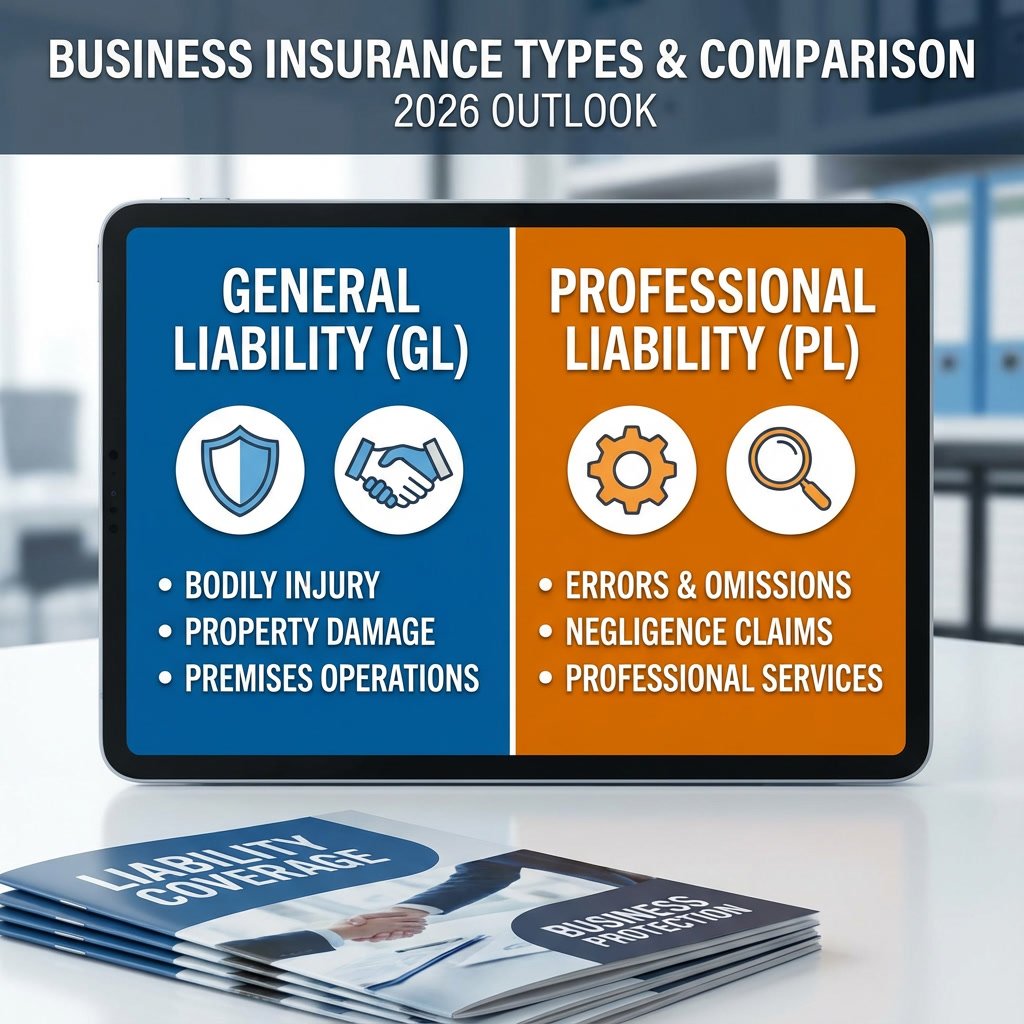 General Liability vs Professional Liability: What’s the Difference in 2026?